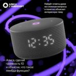 Умная колонка Яндекс Станция Мини 3, модель YNDX-00027 (чёрный) — изображение 9