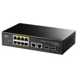Коммутатор CUDY 8-Port Gigabit PoE+ Switch with 2 Gigabit Uplink ports and 2 Gigabit SFP slot 120W 8-10/100/1000 BASE-T Gigabit ports,2-Port 10/100/1000 BASE-T Gigabit Uplink ports, 2-1000 BASE-X SFP Slot, 8-port IEEE 802.3at PoE+ Injector, Supports PoE power up to 30W for each PoE port, Extend Mode (Port#7 and #8 support transmit distance up to 250m at