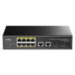Коммутатор CUDY 8-Port Gigabit PoE+ Switch with 2 Gigabit Uplink ports and 2 Gigabit SFP slot 120W 8-10/100/1000 BASE-T Gigabit ports,2-Port 10/100/1000 BASE-T Gigabit Uplink ports, 2-1000 BASE-X SFP Slot, 8-port IEEE 802.3at PoE+ Injector, Supports PoE power up to 30W for each PoE port, Extend Mode (Port#7 and #8 support transmit distance up to 250m at — изображение 2