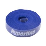 Крепеж Hyperline WASNR-5x25-BL Лента (липучка) в рулоне, ширина 25 мм, длина 5м, синяя