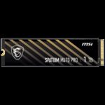 Твердотельный накопитель SSD MSI M.2 2280 1TB SPATIUM M470 PRO Client SSD S78-440L0J0-P83, PCIe Gen4x4 with NVMe — изображение 2