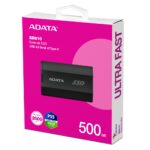 Твердотельный накопитель SSD ADATA 500GB SD810 SD810-500G-CBK USB 3.2 Gen 2x2 Type-C,2000/2000 — изображение 6