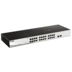 Коммутатор D-Link DGS-1210-26/FL2A Управляемый L2 коммутатор с 24 портами 10/100/1000Base-T и 2 портами 1000Base-X SFP
