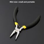 Мини-плоскогубцы Deli DL103045 115мм, прорезиненная рукоять — изображение 4
