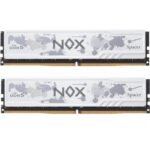Модуль памяти Apacer DDR5 DIMM 5600-40 2048x8 32GB 1.25V OC NOX White DDR5 w/HS RP — изображение 2