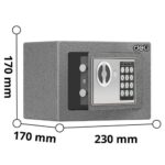 Сейф c электронным кодовым замком Deli ET511 /170x 230x 170 мм — изображение 8