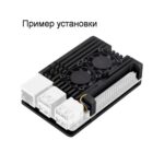 RA787 Корпус ACD Metal Aluminum Case with Four-line Double Fans for Raspberry Pi 5 — изображение 3