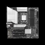 Материнская плата MSI PRO B860M-A WIFI B860, LGA1851, 4*DDR5, 4*PCIEx16, 3*M.2, 2*TypeC, 1*USB3.2Gen2, 6*USB3.2Gen1, 6*USB2.0, 4*SATA3.0, 5G, Type-C(DP), DP, HDMI, M-ATX, RTL — изображение 2