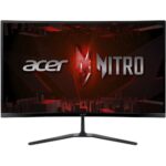 Монитор 27" ACER Nitro ED270UP2bmiipx Black (Curved 1500R Black, 16:9, VA, 2560x1440, 1ms, 250cd, 180Hz, 2xHDMI(2.0) + 1xDP(1.2) + Audio Out, Speakers 2Wx2, sync: FreeSync Premium, hdr: HDR 10, Vesa: 75x75)