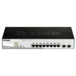 Коммутатор D-Link Bad Pack DGS-1210-08P/G3A Настраиваемый L2 коммутатор с 8 портами 10/100/1000Base-T и 2 портами 1000Base-X SFP (8 портов PoE 802.3af/at, PoE-бюджет 65 Вт) bp