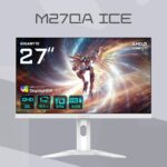 Монитор 27" Gigabyte M27QA EK ICE White (IPS, 2560 x 1440, 180Hz, 1мс, 350cd/m, 1000:1, 2xHDMI-2.1, DP-1.4, 3xUSB3.2, USB Type-C ) — изображение 9