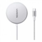 Беспроводное зарядное устройство UGREEN W703 (35565) Wireless Charger Qi2 with MagSafe 15W (For iOS Device). Цвет: белый
