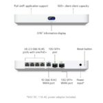 Ubiquiti UniFi Cloud Gateway Fiber Маршрутизатор 4 ядра (2,2 ГГц), 4х 2.5G RJ45, 1х 10G RJ45, 2х 10G SFP+, без SSD — изображение 2