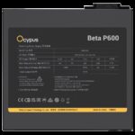 Блок питания PSU Ocypus Beta P600 [P600-ND] 600W / APFC / TW capacitors — изображение 4