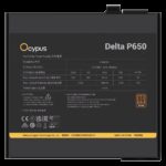 Блок питания PSU Ocypus Delta P650 [P650-BD] 650W / APFC / JP capasitors / 80+ Bronze — изображение 4