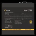 Блок питания PSU Ocypus Iota P750 [P750-GF] 750W / APFC / full CM / JP capasitors / 80+ Gold — изображение 5