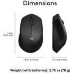 Мышь Logitech M330 Silent Plus Black — изображение 3