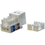 Вставка Hyperline KJ9-8P8C-C5e-90-WH Вставка Keystone Jack RJ-45 (8P8C), категория 5e, белая