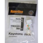 Вставка Hyperline KJ9-8P8C-C5e-90-WH Вставка Keystone Jack RJ-45 (8P8C), категория 5e, белая — изображение 2