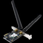 Сетевой адаптер ASUS PCE-BE6500 WiFi 7 Bluetooth 5.4 2882+2882+688Mbps 6GHz/5GHz/2.4GHz Адаптер беспроводной связи (Wi-Fi) — изображение 4