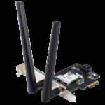 Сетевой адаптер ASUS PCE-BE6500 WiFi 7 Bluetooth 5.4 2882+2882+688Mbps 6GHz/5GHz/2.4GHz Адаптер беспроводной связи (Wi-Fi)