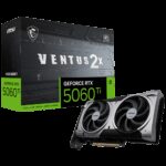 Видеокарта MSI RTX5060Ti VENTUS 2X OC PLUS 16GB GDDR7 128bit 3xDP HDMI 2FAN RTL