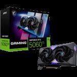 Видеокарта MSI RTX5060Ti GAMING OC 16GB GDDR7 128bit 3xDP HDMI 2FAN RTL