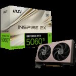Видеокарта MSI RTX5060Ti INSPIRE 2X OC 16GB GDDR7 128bit 3xDP HDMI 2FAN RTL