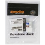 Вставка Hyperline KJ9-8P8C-C6-90-WH Keystone Jack RJ-45 (8P8C), категория 6, белая — изображение 3