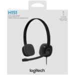Гарнитура Logitech Headset H151 Stereo black (1 x 3.5мм, кабель 1.8м) (981-000587) — изображение 8