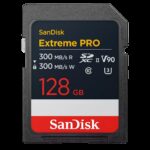 Карта памяти SanDisk Extreme PRO 128GB SDXC Memory Card up to 300MB/s, UHS-II, Class 10, U3, V90