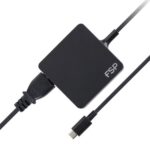 Адаптер питания FSP NB C 65W (FSP065-A1BR3) AC-DC 65W Adapter, Вход C6 (для ноутбучного кабеля), Кабель 1000мм, Выход USB Type-C, 5V/9V/12V/15V/20V автовыбор. RETAIL