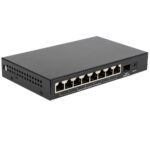 Коммутатор ORIGO OS1209P/80W/A1A Неуправляемый PoE-коммутатор8x100Base-TX PoE+, 1x1000Base-X SFP, PoE-бюджет 80 Вт — изображение 2