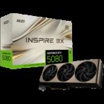 Видеокарта MSI RTX5080 INSPIRE 3X OC 16GB GDDR7 256bit 3xDP HDMI 3FAN RTL