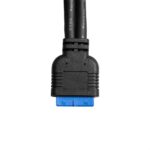 Планка портов в корпус Type-C ExeGate BrctUSB3-1C (USB 3.2 Gen1 20pin (IDC 20pin F) --> USB 3.2 Gen1 Type-Cf, кабель 30см) — изображение 3