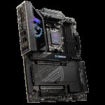 Материнская плата MSI MPG X870E CARBON WIFI X870E, AM5, 4*DDR5, 3*PCIEx16, 4*M.2, 2*TypeC, 9*USB3.2Gen2, 4*USB3.2Gen1, 4*USB2.0, 4*SATA3.0, 5G, 2.5G, 2*Type-C(DP), HDMI, ATX, RTL — изображение 4