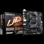 Материнская плата Gigabyte Bad Pack B550M DS3H R2, Socket AM4, AMD B550, 4xDDR4-3200, HDMI+DP, 2xPCI-Ex16, 1xPCI-Ex1, 4xSATA3(RAID 0/1/10), 1xM.2, 8 Ch Audio, GLan, (2+4)xUSB2.0, (4+2)xUSB3.2, (0+1)xUSB3.2 Type-C™, 1xPS/2, mATX, RTL bp