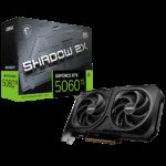 Видеокарта MSI RTX5060Ti SHADOW 2X OC PLUS 16GB GDDR7 128bit 3xDP HDMI 2FAN RTL