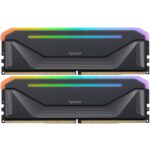 Модуль памяти Apacer 32GB DDR5 5600 DIMM OC NOX RGB w/HS, kit 2x16GB CL32, 1.25V