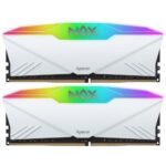 Модуль памяти Apacer 16GB DDR4 3600 DIMM OC NOX RGB WHITE AURA2 w/HS, kit 2x8GB CL18, 1.35V
