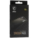 Твердотельный накопитель SSD MSI M.2 2280 500GB SPATIUM M450 V1 S78-440K380-P83 — изображение 3