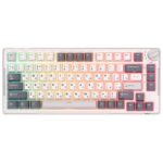 Клавиатура Royal Kludge RK-H81 White Night USB/2.4 GHz/Bluetоoth, RGB, Hot Swap, Sky cyan switch