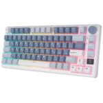 Клавиатура Royal Kludge RK-M75 Ocean Blue USB/2.4 GHz/Bluetоoth, RGB, Hot Swap, K silver switch — изображение 7
