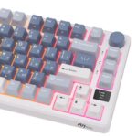 Клавиатура Royal Kludge RK-M75 Ocean Blue USB/2.4 GHz/Bluetоoth, RGB, Hot Swap, Brown switch — изображение 9