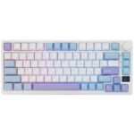 Клавиатура Royal Kludge RK-M75 Taro milk USB/2.4 GHz/Bluetоoth, RGB, Hot Swap, Brown switch