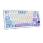 Клавиатура Royal Kludge RK-M75 Taro milk USB/2.4 GHz/Bluetоoth, RGB, Hot Swap, Brown switch — изображение 7