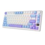 Клавиатура Royal Kludge RK-M75 Taro milk USB/2.4 GHz/Bluetоoth, RGB, Hot Swap, K silver switch — изображение 7