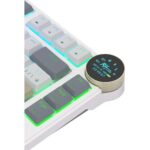 Клавиатура Royal Kludge RK N80 Pearly Dawn USB/2.4 GHz/Bluetоoth, RGB, Hot Swap, Red switch — изображение 6