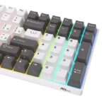 Клавиатура Royal Kludge RK100 Grey/Red/White USB/2.4 GHz/Bluetooth, RGB, Hot Swap, Red switch — изображение 6