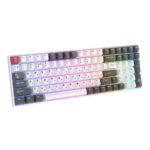 Клавиатура Royal Kludge RK100 Grey/Red/White USB/2.4 GHz/Bluetooth, RGB, Hot Swap, Red switch — изображение 5